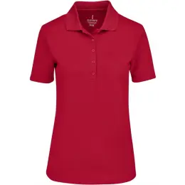 Ladies Edge Golf Shirt Red
